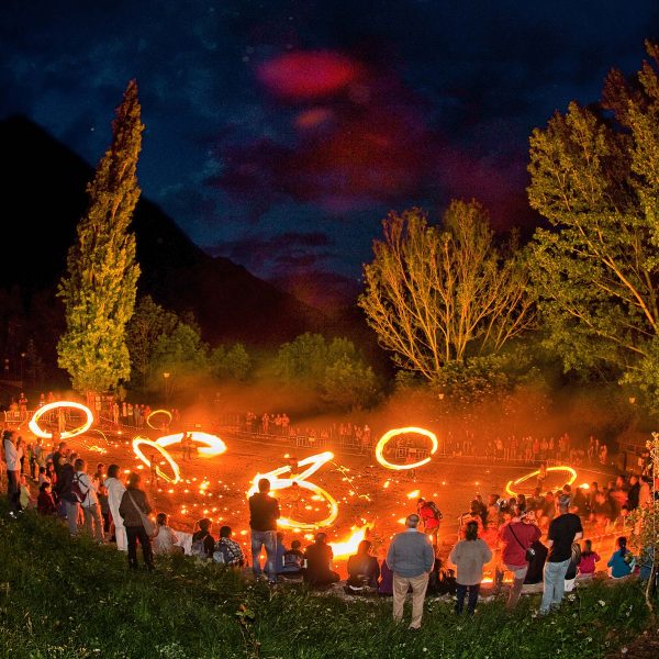 Festes del Foc a Saún, Ribagorza, Aragó. Fotografia: Ajuntament de Saún.